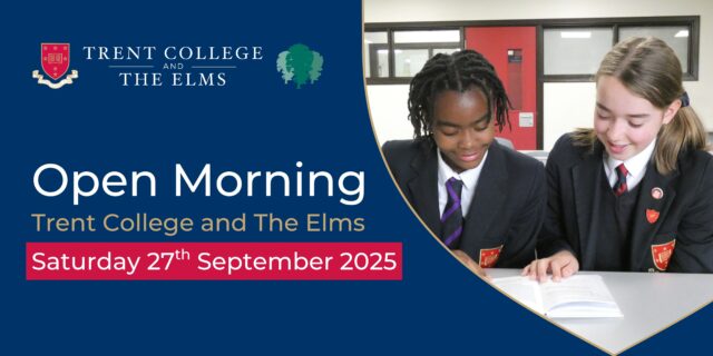 Trent College open morning advert image