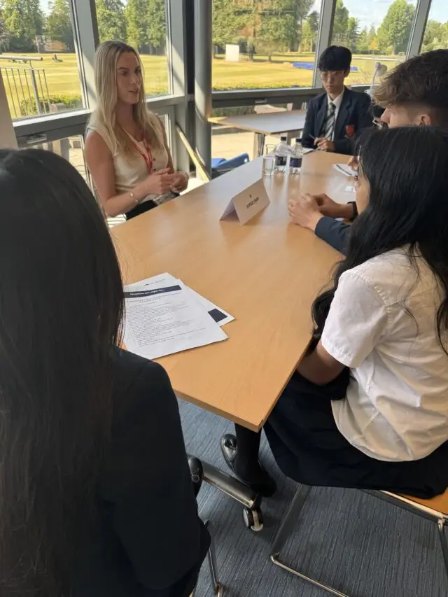 Careers event 'What's my line?'