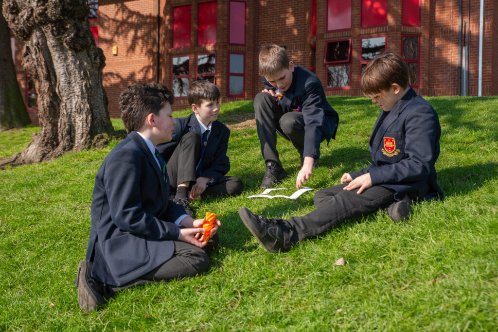 Year 7 maths outside
