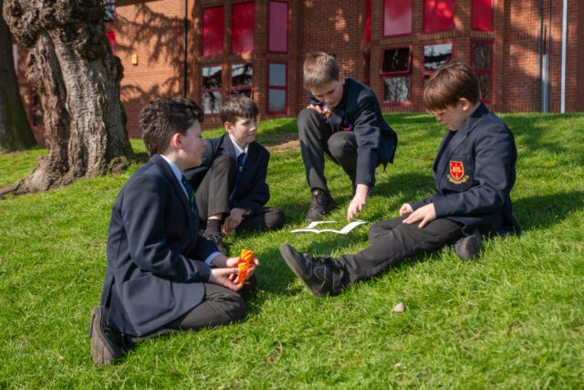 Year 7 maths outside